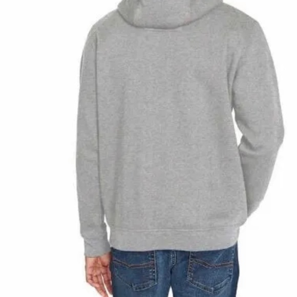 CATERPILLAR Size Large Gray Heavyweight Embroidered CAT Logo Hoodie Sweatshirt - Picture 4 of 4